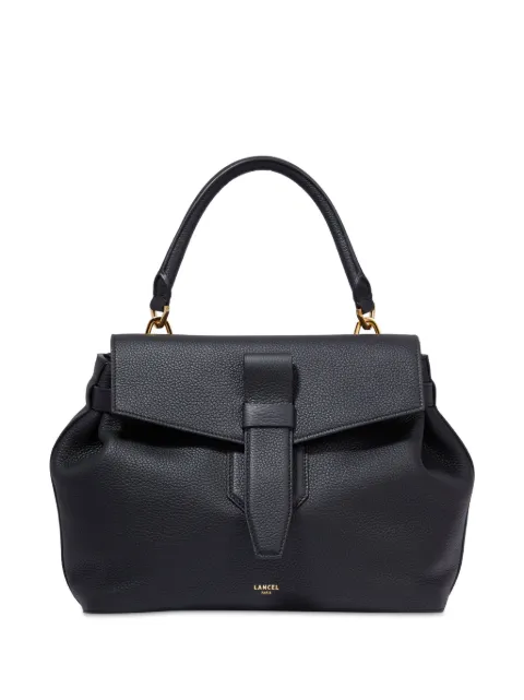 Lancel medium Charlie de Lancer leather tote bag Black A1316710TU