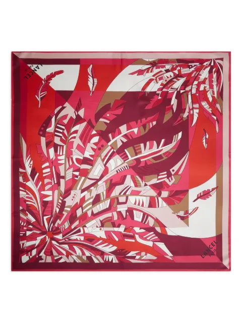 Lancel Arabesque silk scarf Pink A13106ZYTU