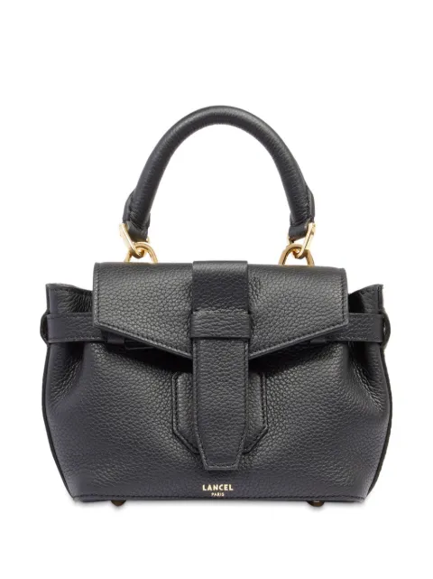 Lancel Charlie leather mini handbag Black A1316510TU