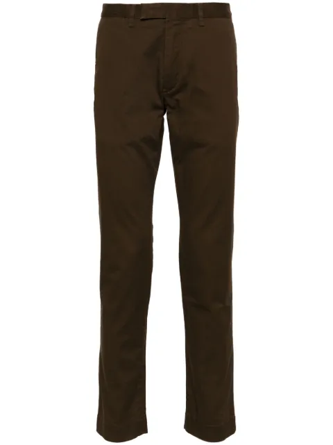 Polo Ralph Lauren logo-tag trousers Brown 710856719008