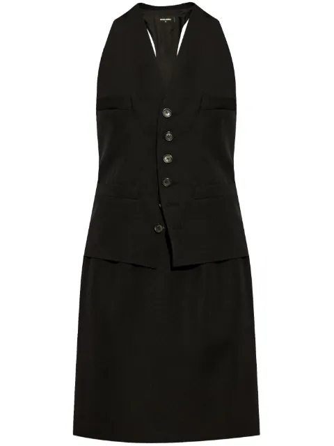 DSQUARED2 V-neck wool dress Black S75CV0858S78136
