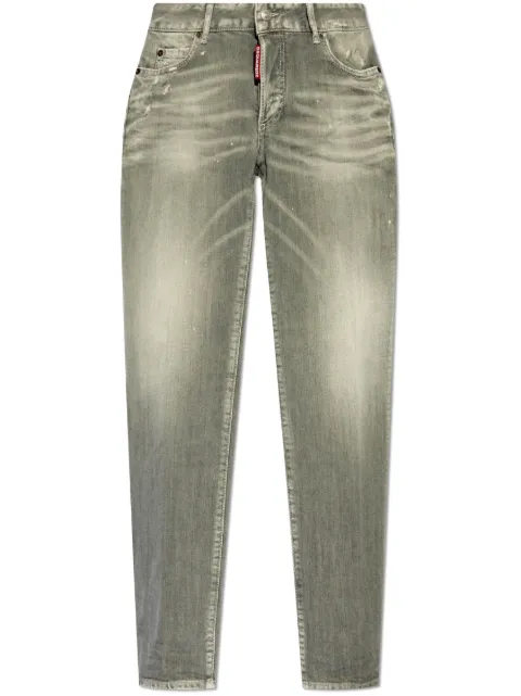 DSQUARED2 logo patch jeans Grey S75LB0962S30260