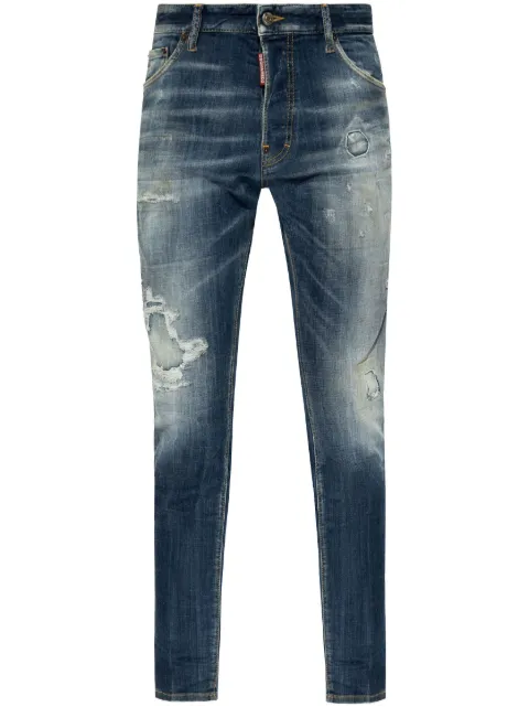 DSQUARED2 distressed slim-cut jeans Blue S74LB1585S30664
