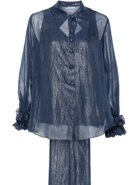 Baruni Ashtar blouse and trousers Blue PF2421CH