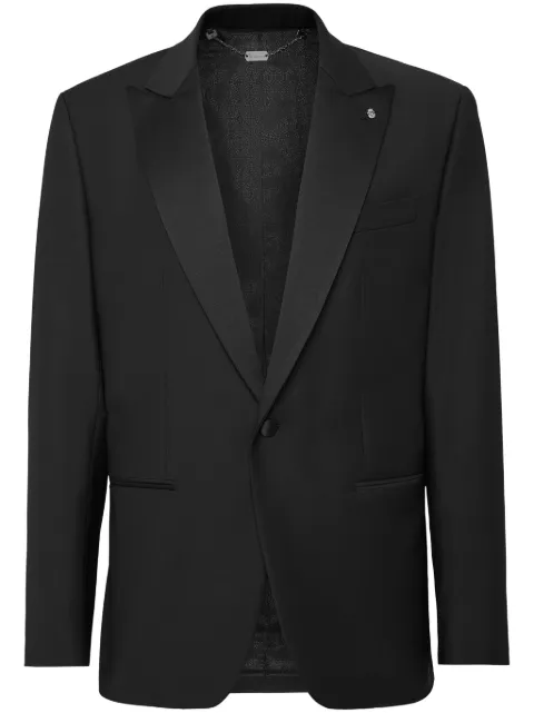 Billionaire single-breasted blazer Black OADCMRF1892BTE025N
