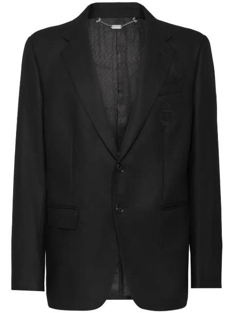 Billionaire single-breasted blazer Black OADCMRF1827BTE028N