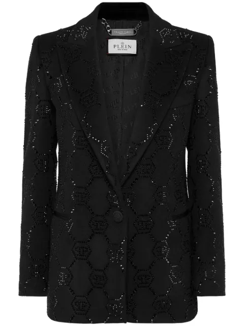 Philipp Plein monogram blazer Black AADCWRF0679PTE076N