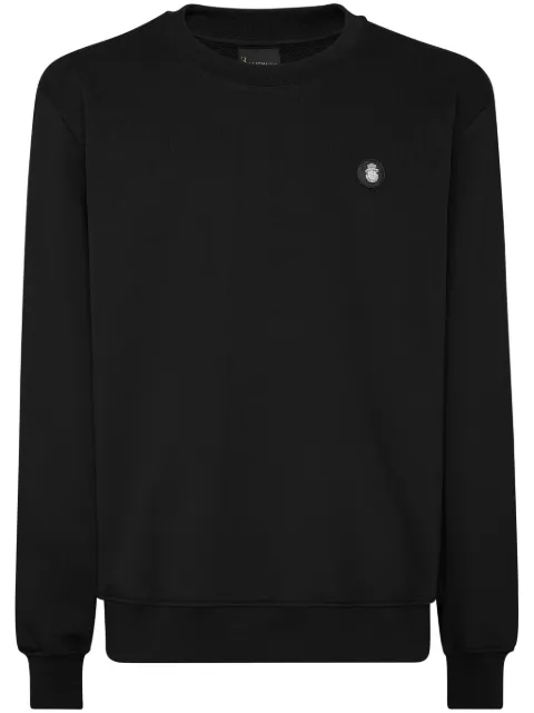 Billionaire logo-plaque sweatshirt Black OADCMJO1286BTE014N