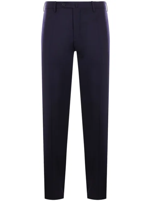 Incotex virgin-wool tailored trousers Blue 1T00351645B