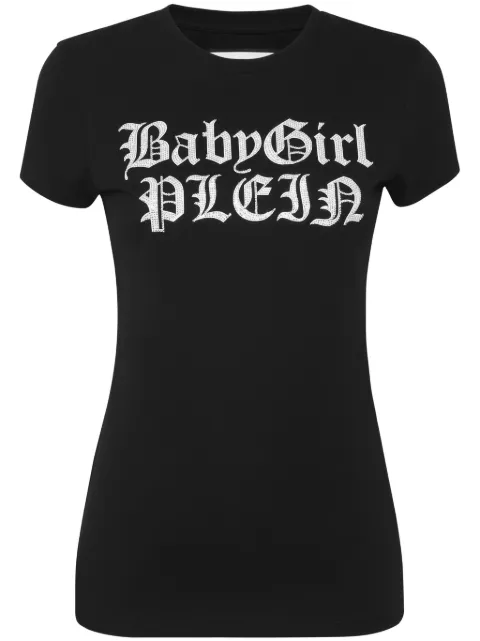 Philipp Plein logo-embellished T-shirt Black AADCWTK3432PJY002N