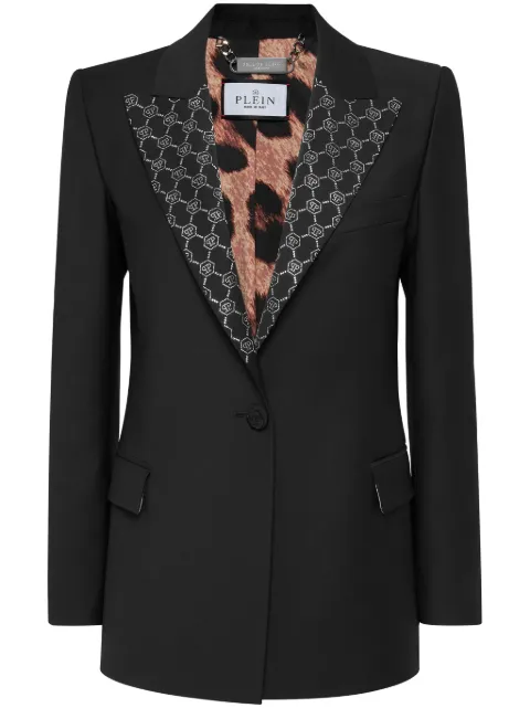 Philipp Plein monogram blazer Black AADCWRF0676PTE076N