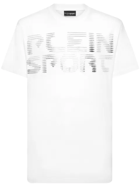 Plein Sport logo-print T-shirt White AADCMTK7944STE001N