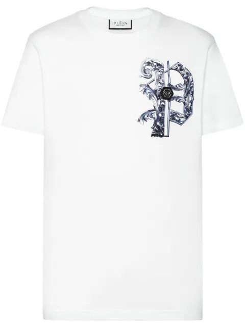 Philipp Plein SS Skull-print T-shirt White AADCMTK7824PJY002N