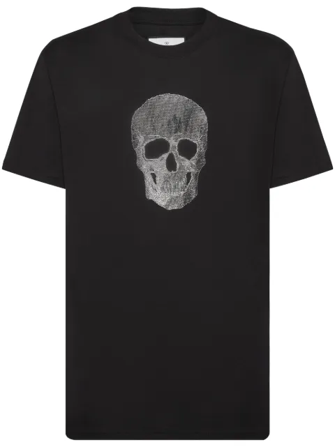 Philipp Plein crystal skull t-shirt Black AADCMTK7822PJY002N