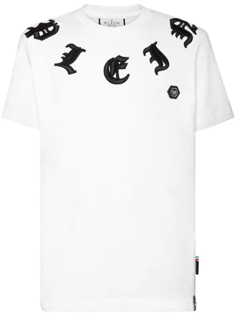 Philipp Plein SS Gothic Plein T-shirt White AADCMTK7461PJY002N