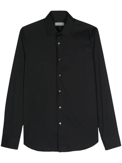 Canali classic-collar shirt Black CCLX0A1GA03292