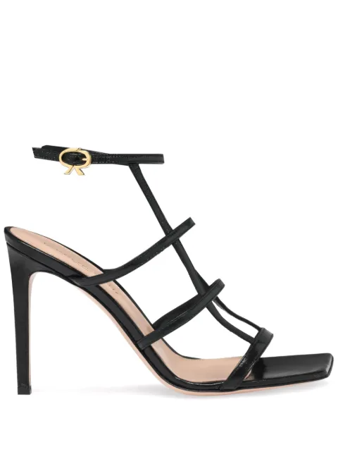 Gianvito Rossi Mondry 95mm strappy sandals Black G3242795RICNUI