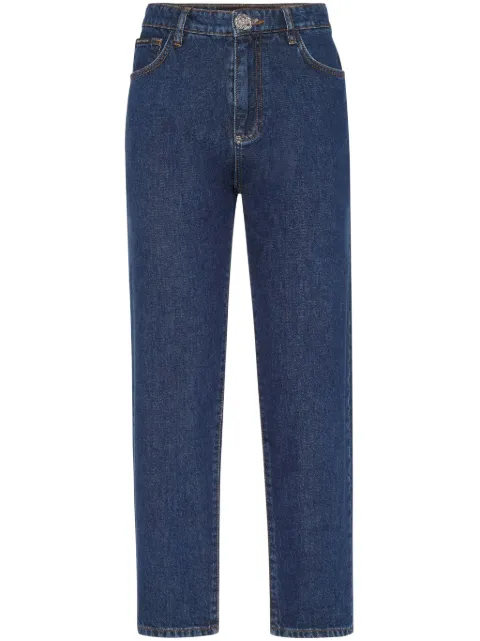 Philipp Plein logo straight-leg jeans Blue AADCWDT2662PDE004N