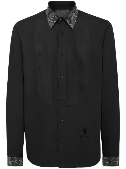 Philipp Plein black tie shirt Black AADCMRP2300PTE012N