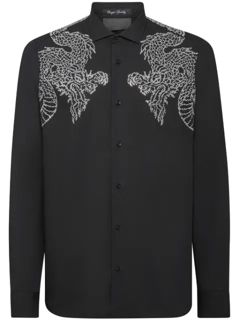 Philipp Plein Sugar Daddy shirt Black AADCMRP2279PTE012N