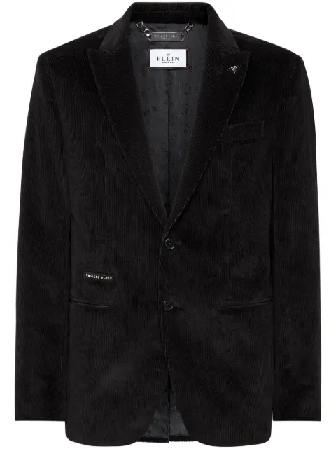 Philipp Plein velvet blazer Black AADCMRF1895PTE086N