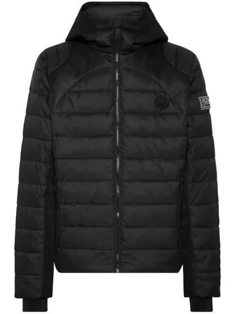 Plein Sport hooded puffer jacket Black AADCMRB2665SXV005N