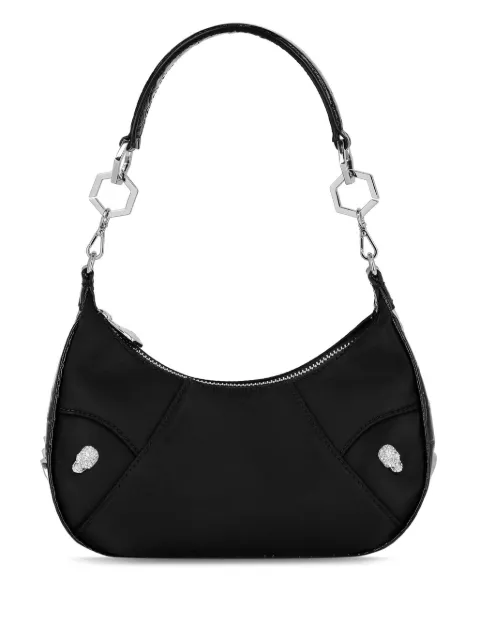 Philipp Plein Crocco shoulder bag Black AADAWBA2055PNY011N