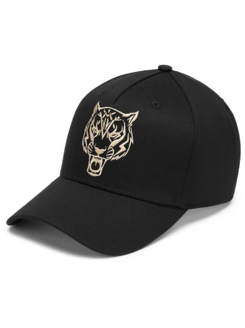 Plein Sport Tiger baseball cap Black AADAUAC0609STE003N