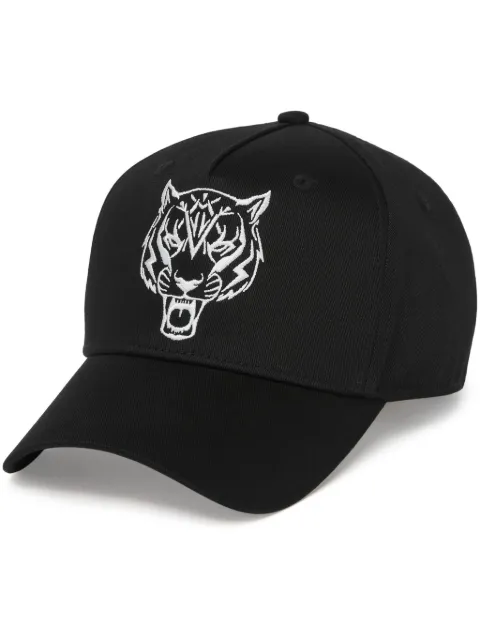 Plein Sport Tiger baseball cap Black AADAUAC0609STE003N