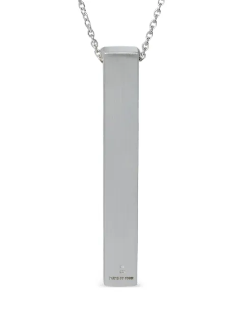 Parts of Four Cuboid necklace Silver 2041MA
