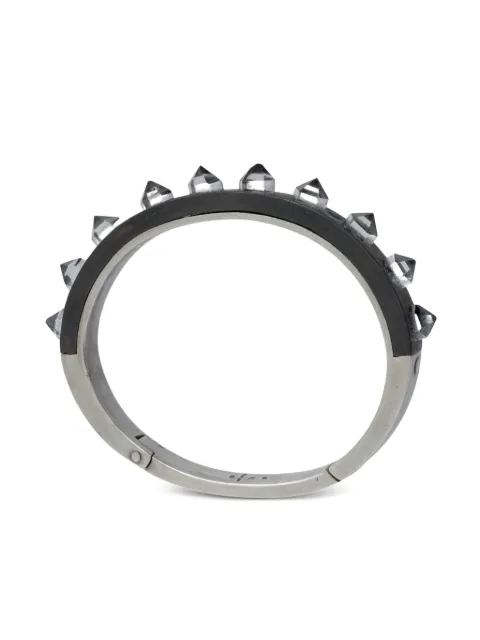 Parts of Four herkimer spikes Sistema V2 bracelet Silver 13078DAKZHER