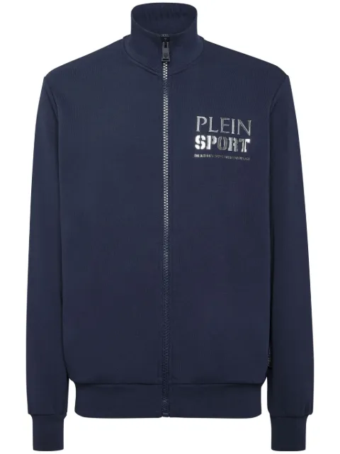 Plein Sport Tiger zipped sweatshirt Blue AADCMJB3543STE003N