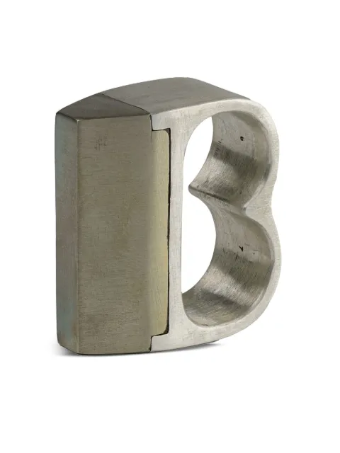 Parts of Four Plate Double ring Silver 9141MAMZ