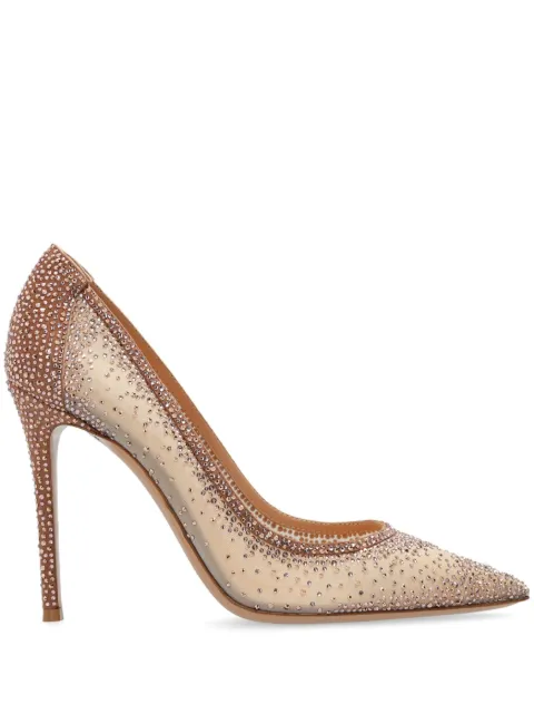 Gianvito Rossi Rania 100mm leather pumps Pink G2013015RICCOZ