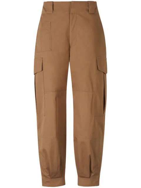 Alexander McQueen cotton cargo trousers Brown 794745QSAA7