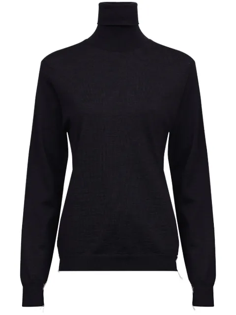 Maison Margiela high-neck merino-wool sweater Black S51HL0015M13057