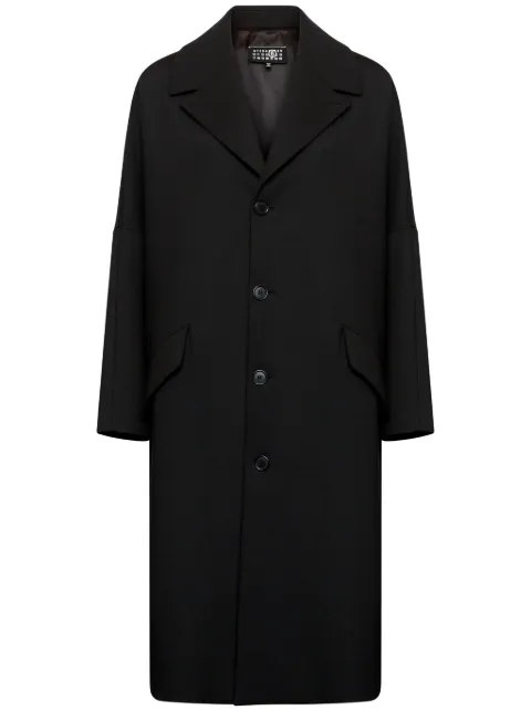 MM6 Maison Margiela single-breasted wool jacket Black S52AA0178M35154