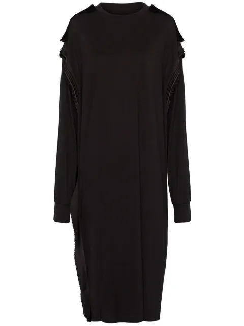 MM6 Maison Margiela long-sleeve midi dress Black S52DD0041S23588