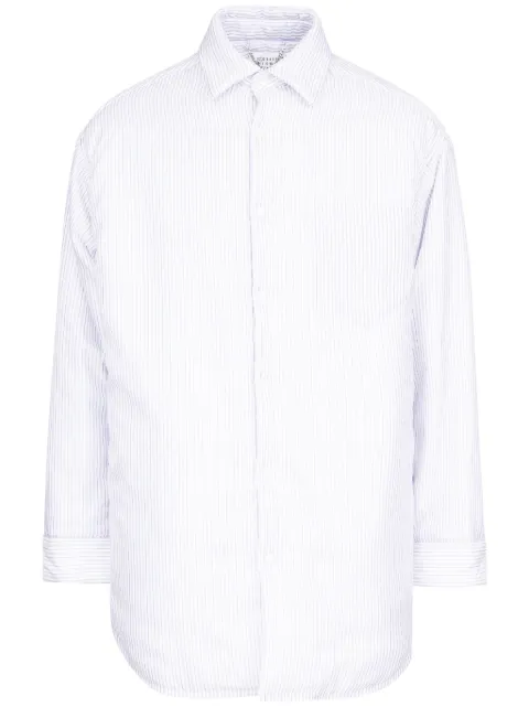 Maison Margiela stripe-print poplin shirt White S50DT0040M35204