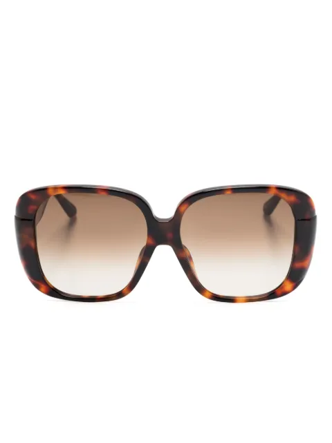 Linda Farrow Mima oversize-frame sunglasses Brown LFL1401C2SUN
