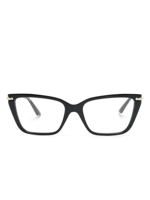 Jimmy Choo Eyewear JC3002B rectangle-frame glasses Gold 0JC3002B