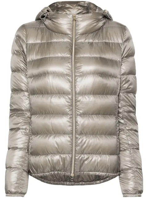 Herno hooded puffer jacket Grey PI0833DIC12017Z