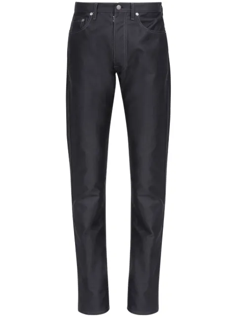 Maison Margiela four-stitch satin trousers Black S67LA0035M35096