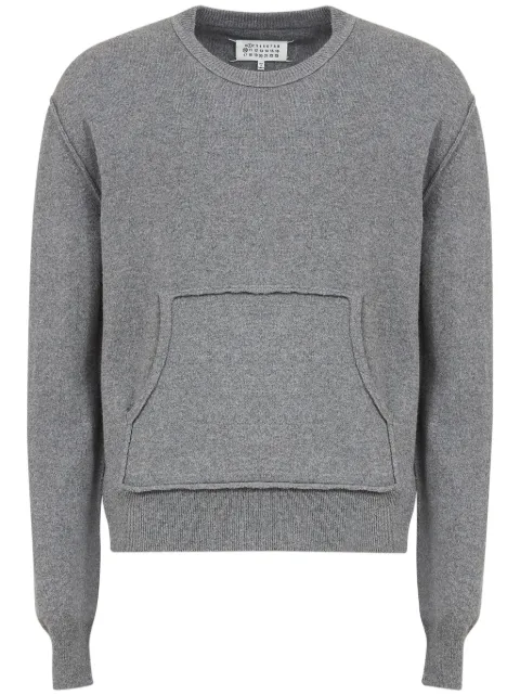 Maison Margiela pouch-pocket sweater Grey S50HL0027M13060