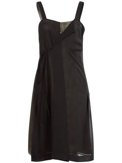 Maison Margiela embroidered-logo midi dress Black S51DD0023MTN020