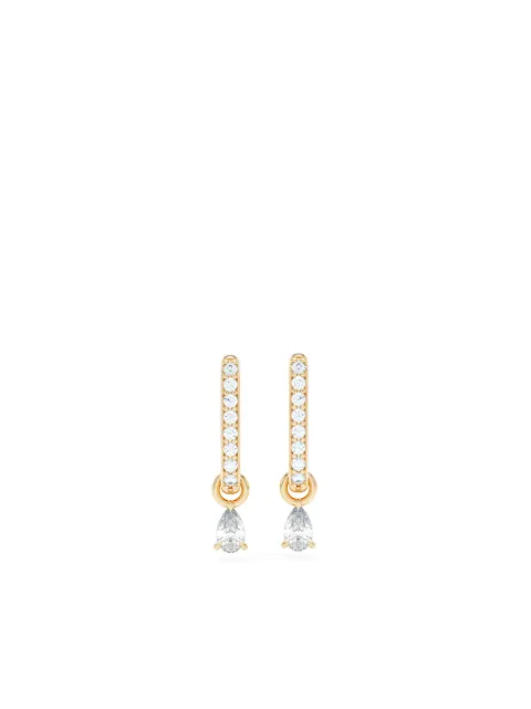 LOEV 14kt recycled yellow gold Allday diamond hoop earrings Gold ADPSDRHG