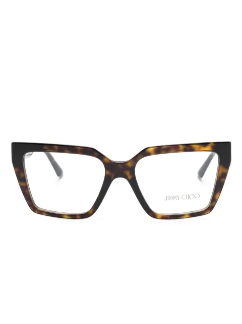 Jimmy Choo Eyewear butterfly-frame glasses Green 0JC3017U