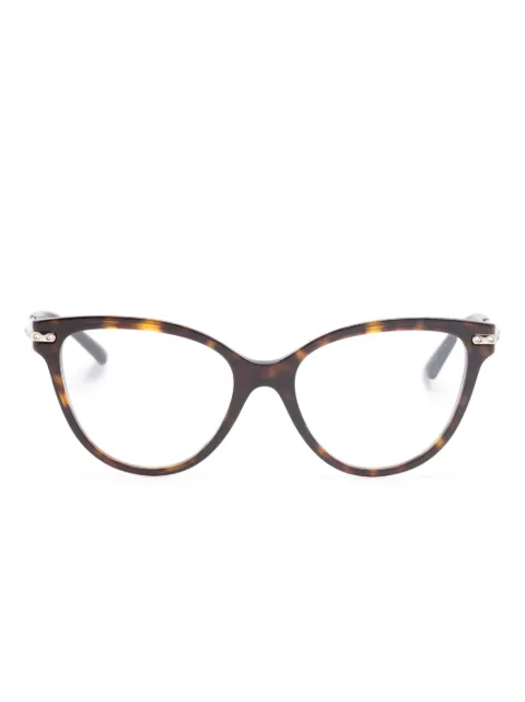 Jimmy Choo Eyewear 3001B cat-eye glasses Gold 0JC3001B