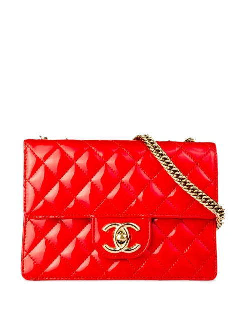 CHANEL Pre-Owned 2005 Trendy CC shoulder bag Red CHANELREDPATENTMINI