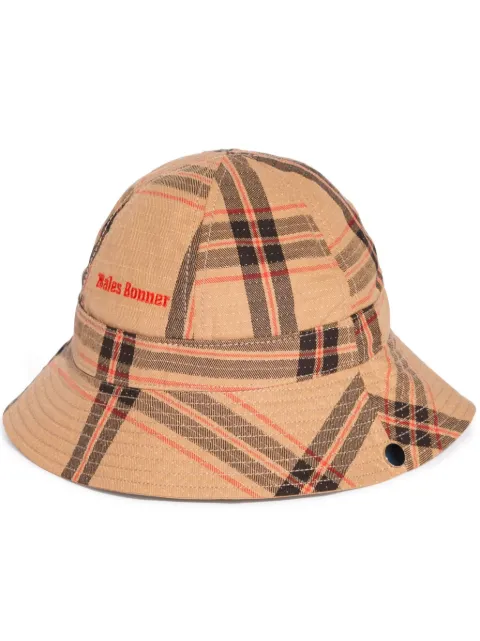adidas x Wales Bonner check-pattern bucket hat Neutrals IW1163